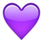 purple heart emoji