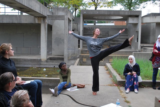 Site-Specific Performance as Community Engagement at Flint's Riverbank Park 06