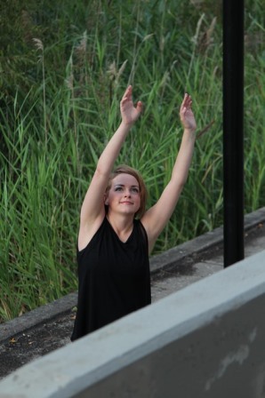 Site-Specific Performance as Community Engagement at Flint's Riverbank Park 09